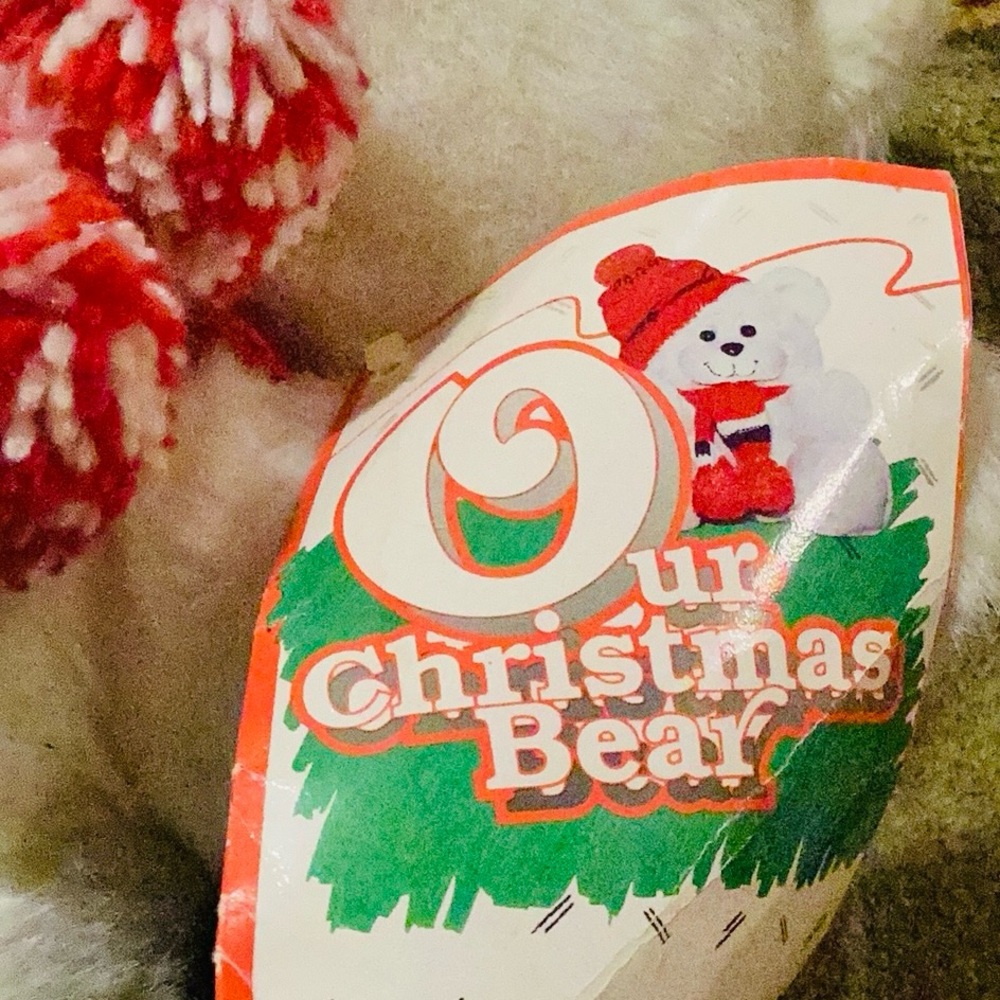Kmart Vintage 1986 Christmas Bear  VNPLVC
   Used as Prop, Only for photos - Picture 3 of 16